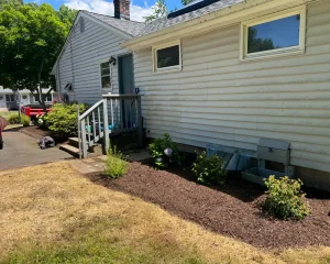 Front yard Landscaping Project In Middletown Connecticut